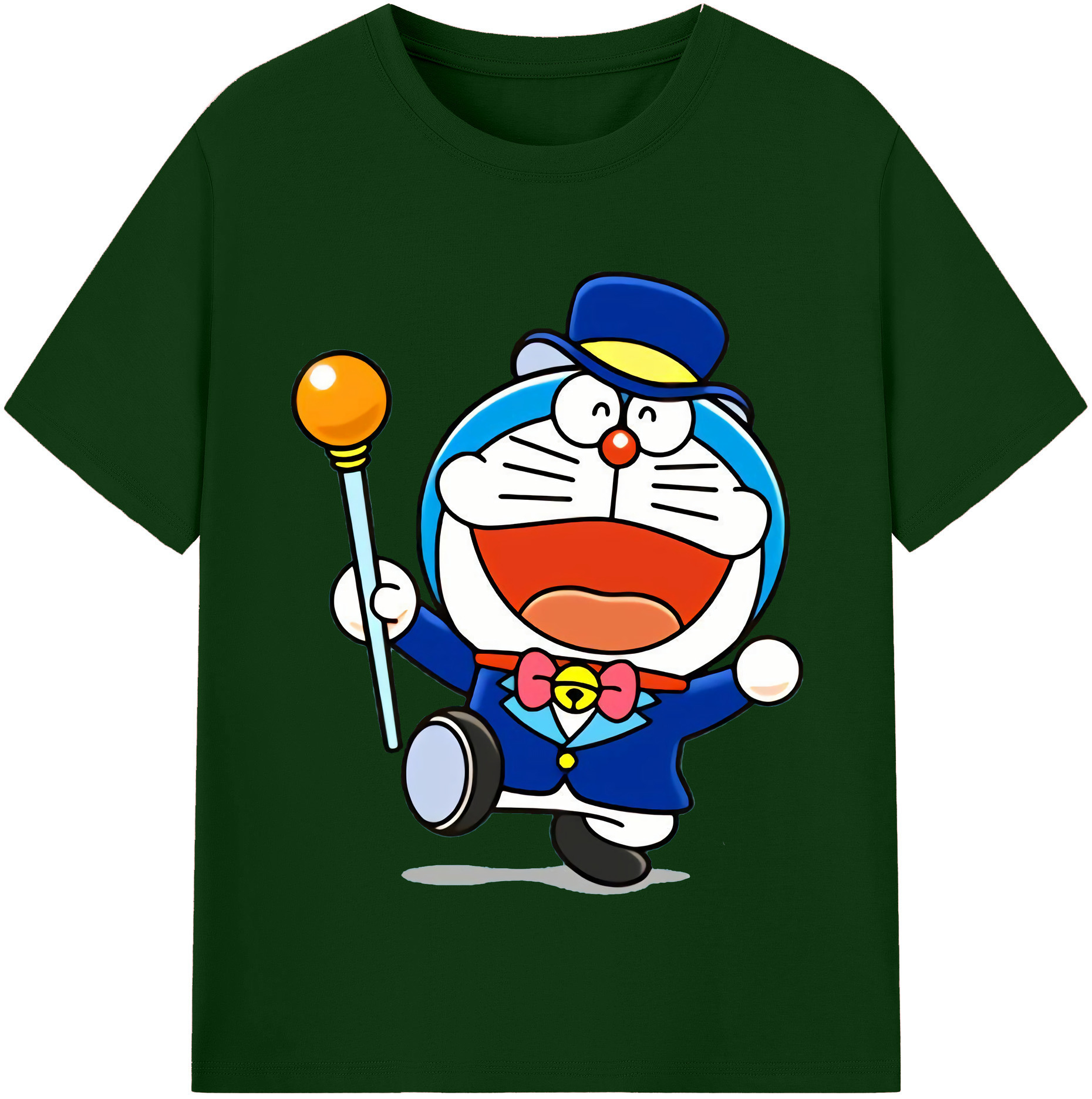 （画像用） ドラえもん Doraemon 綿100％半袖Tシャツ（フロントプリント）
